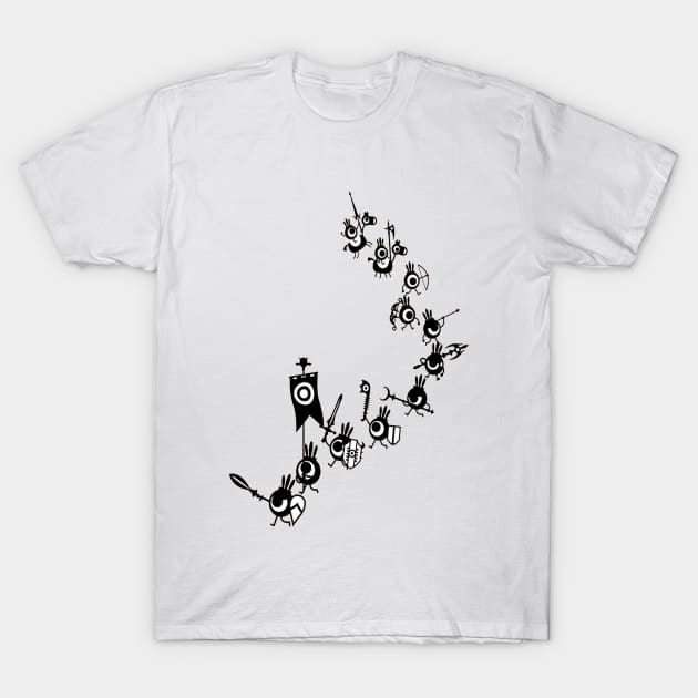 Patapon - Cascading Army T-Shirt by Gekidami